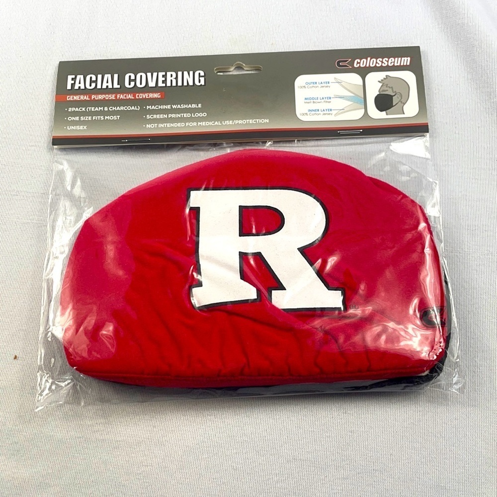Colosseum Rutgers face‎ mask